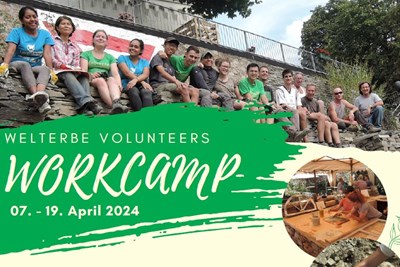 Workcamp Volunteers Welterbe – Plakat
