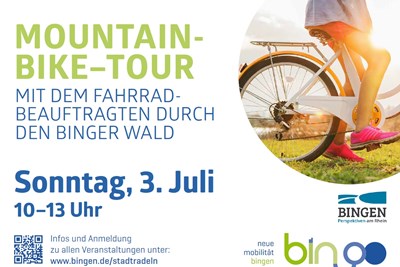 Moutainbike-Tour am 03. Juli – Plakat