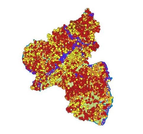 Starkregenkarte - Überblick