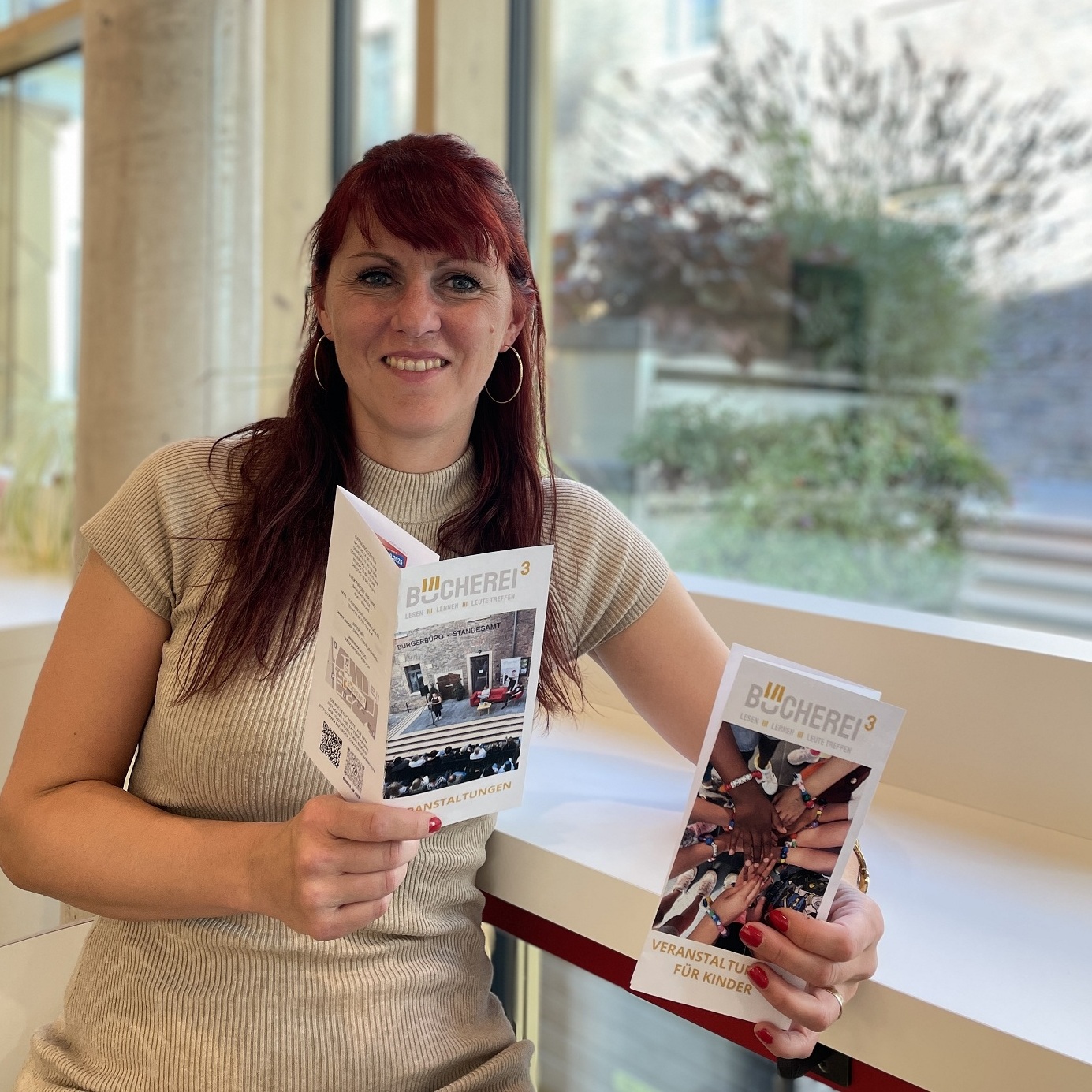 Büchereileiterin Julia Löffler hat gemeinsam mit dem Bücherei-Team ein vielfältiges Veranstaltungsprogramm zusammengestellt.