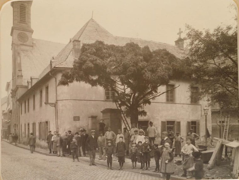 Eröffnung des Binger Krankenhauses an der Kapuzinerkirche, 1902