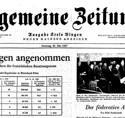 75 Jahre Rheinland-Pfalz und die Wahl in Bingen