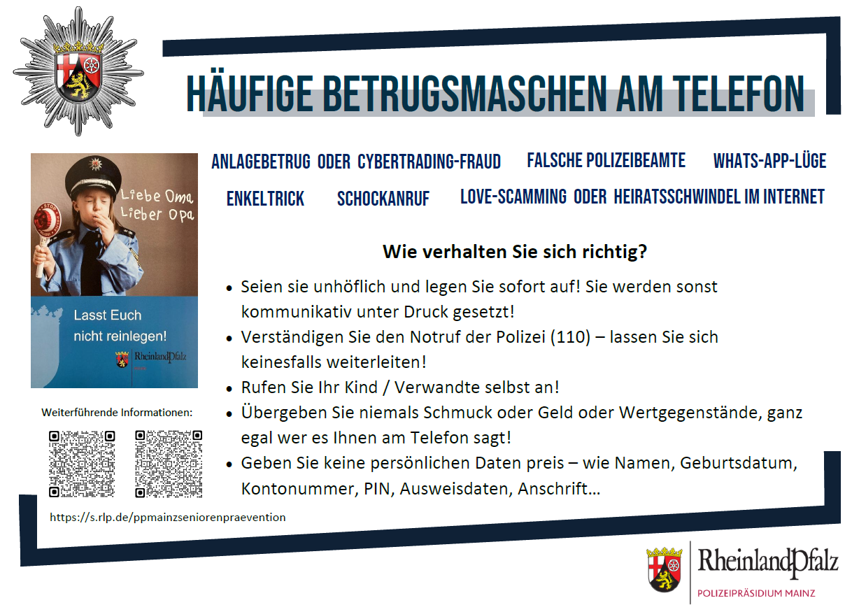 Lasst euch nicht reinlegen!