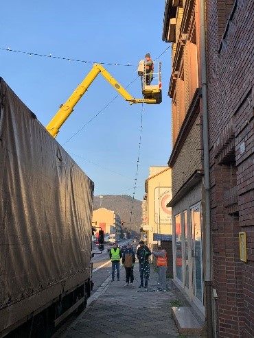 Weihnachtsbeleuchtung in der Koblenzer Straße