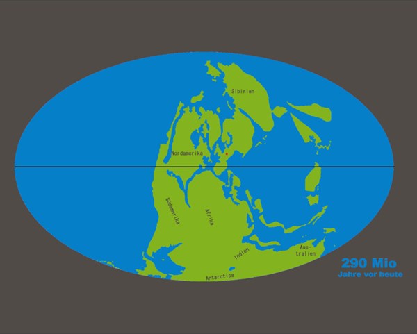 Standbild 290 Millionen Jahre vor heute