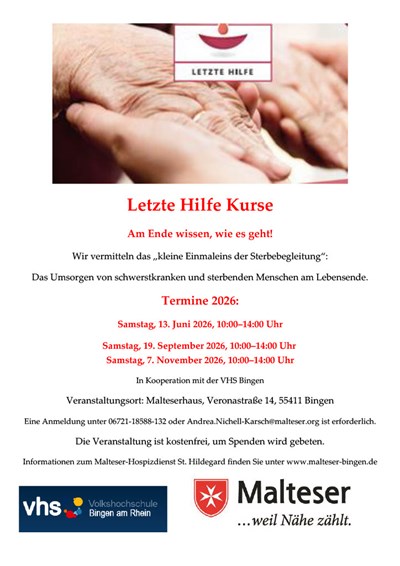 Veranstaltungsplakat