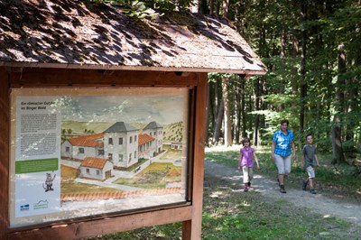Die Villa Rustica im Binger Wald ist auch ein beliebtes Ziel für Wanderer