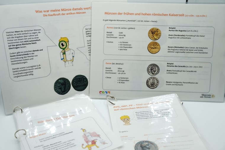 Arbeitsblätter römische Münzen