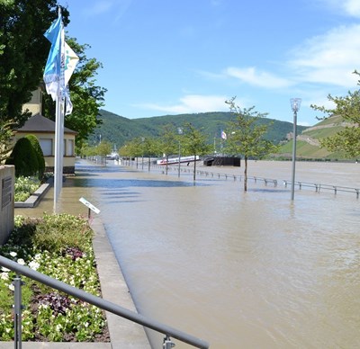 Hochwasser in Bingen 2013