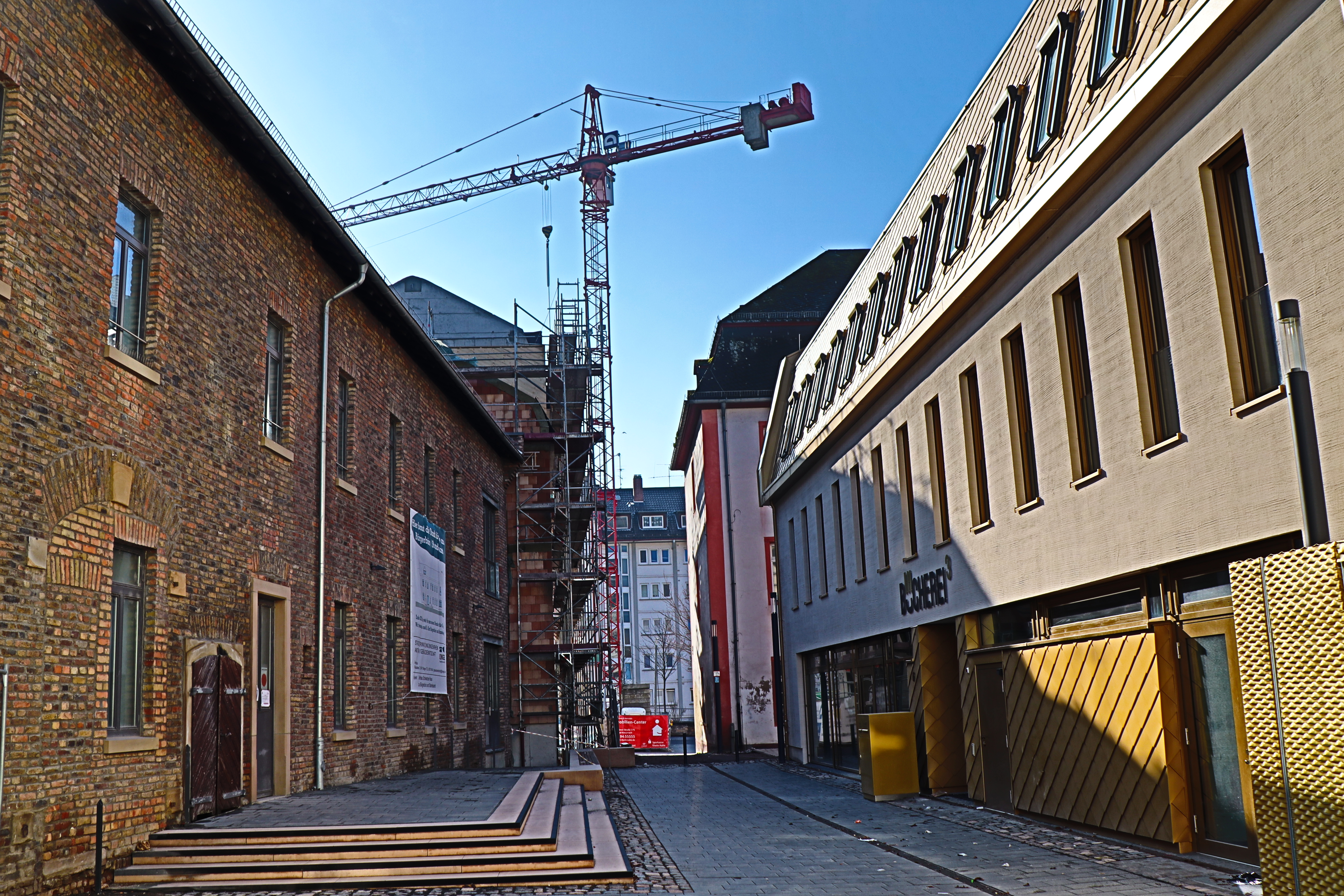 Umbau "Schwarzes Haus" und Bücherei³.  