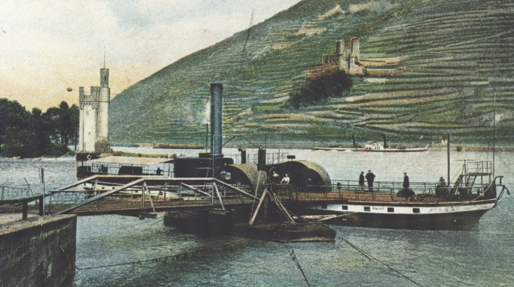 Trajekt am Hafen Bingerbrück