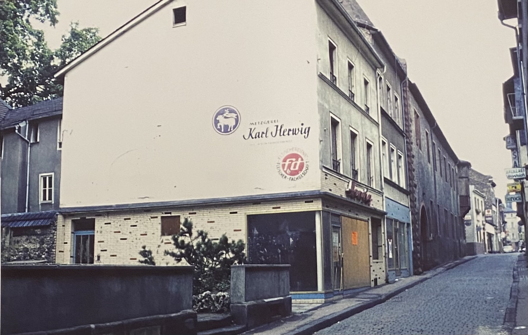 Ein alter Straßenzug