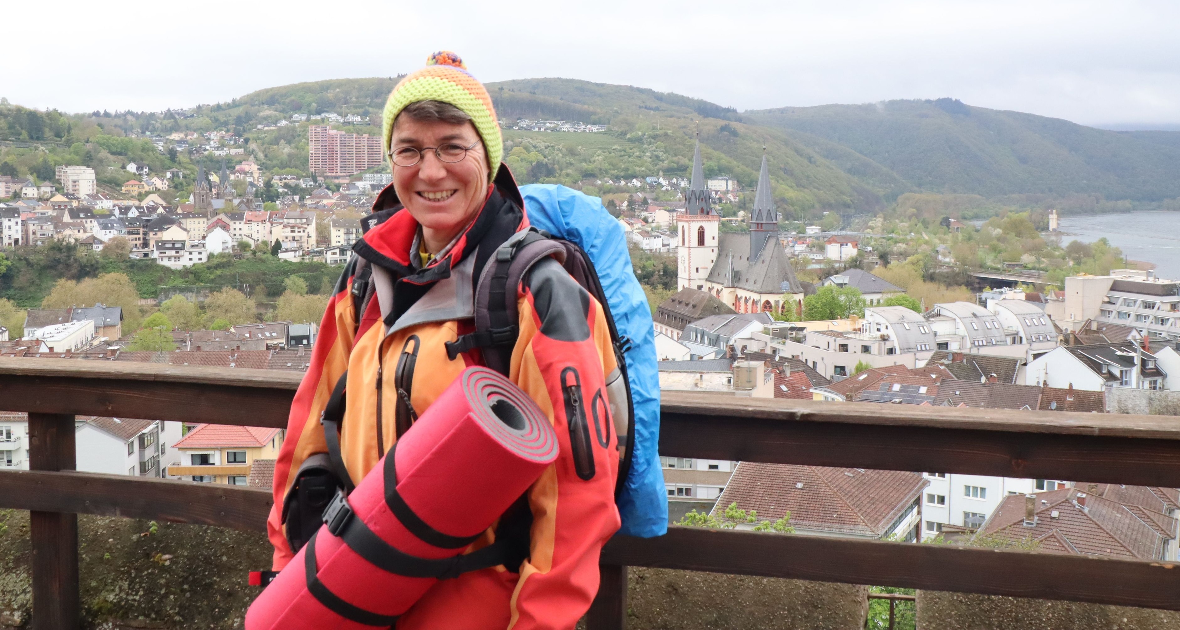 Melanie Link machte auf ihrer Reise auch in Bingen Station.