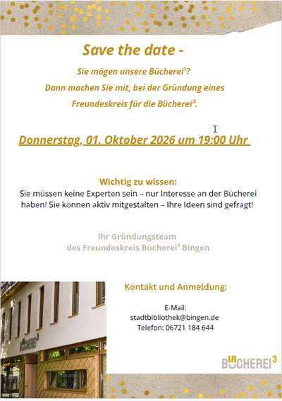 Veranstaltungsplakat.