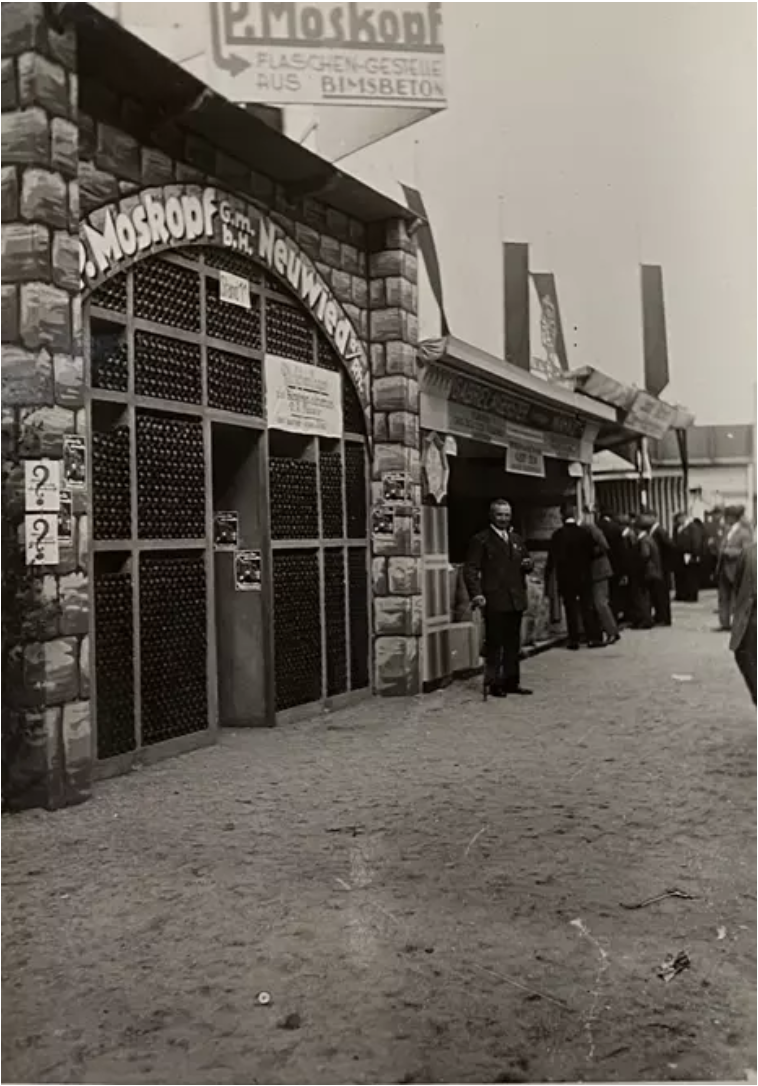 Ein Aussteller des Deutschen Weinbaukongresses in Bingen