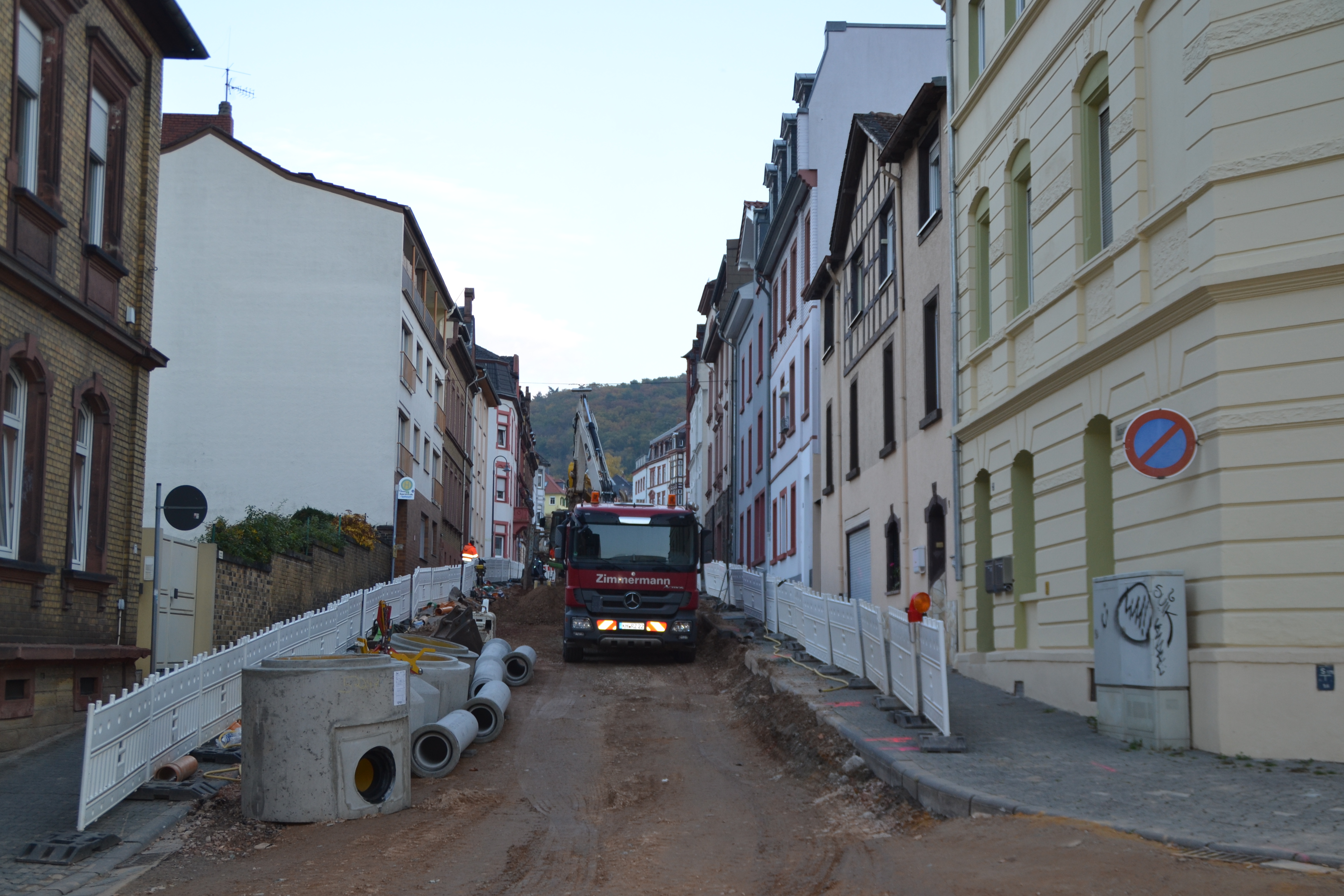 Baumaßnahme Rupertusstraße (2018).  