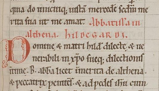 Vortrag: Hildegard von Bingen schreibt an die Magistra von Altena – Fakt oder Fiktion?