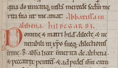 Vortrag: Hildegard von Bingen schreibt an die Magistra von Altena – Fakt oder Fiktion?