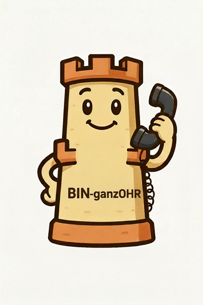 Der Chatbot BIN-ganzOHR beantwortet viele Bürgeranfragen voll automatisiert.