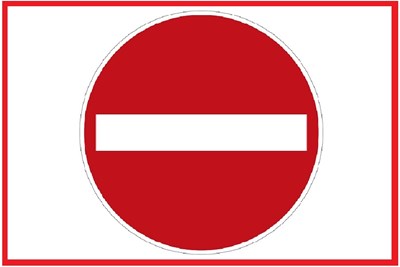 Vollsperrung / Einfahrt und Durchgang verboten