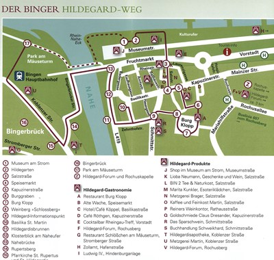 The Hildegard way in Bingen