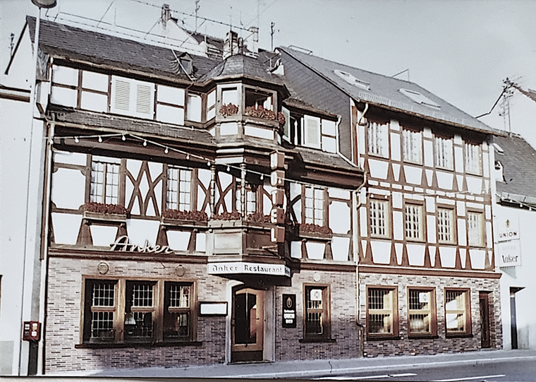Hotel Anker, Stadtseite, 1973.