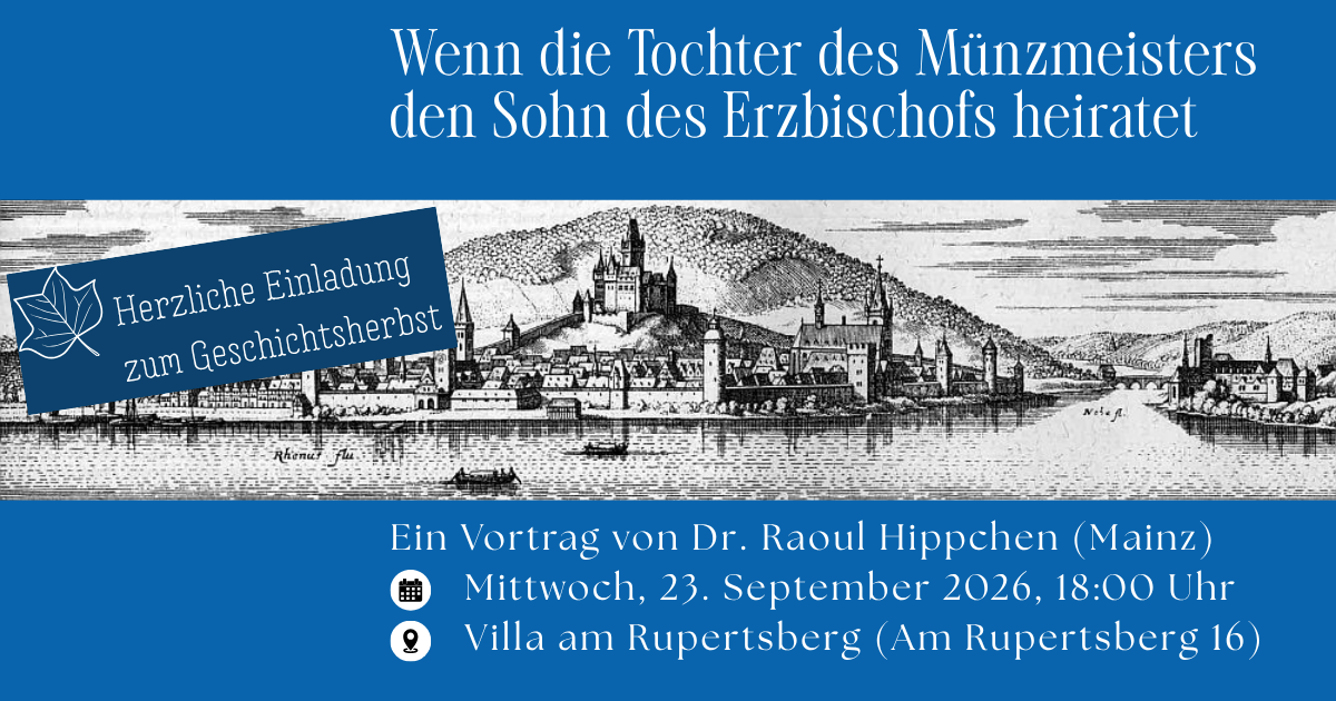 Wenn die Tochter des Münzmeisters den Sohn des Erzbischofs heiratet (No 303)