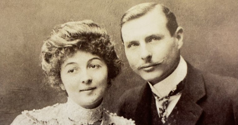 Das Verlobungsfoto von Ella Heuss mit Julius Espenschied