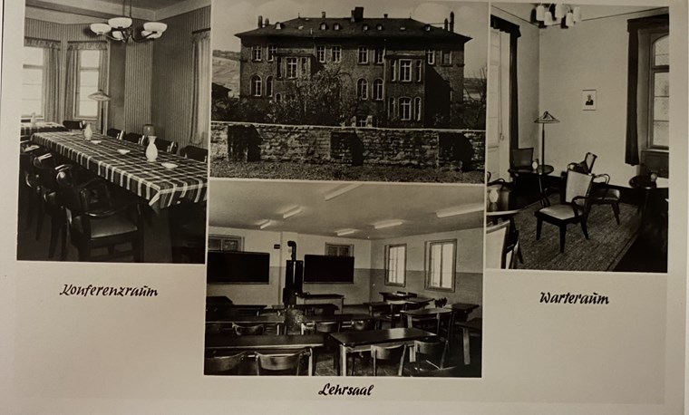 Innenansicht der rheinland-pfälzischen Luftschutzschule in den 1950er Jahren. Sah es im Victoria College ähnlich aus? Wir wissen es nicht.