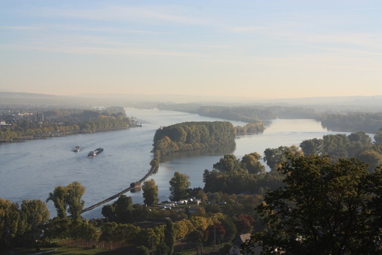View of the Rhine and Bingen-Kempten
