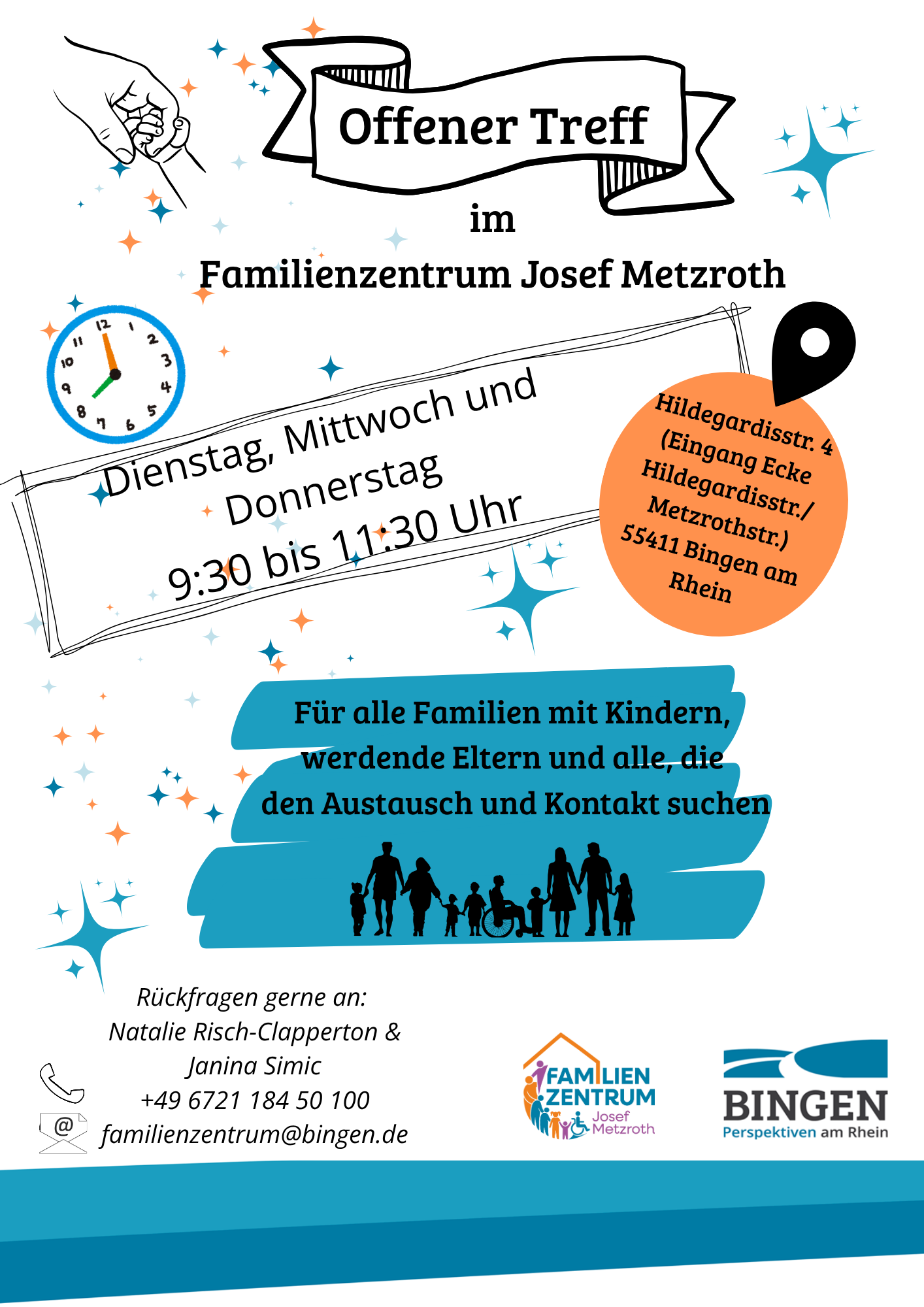 Dreimal die Woche bietet das Familienzentrum einen offenen Treff an.