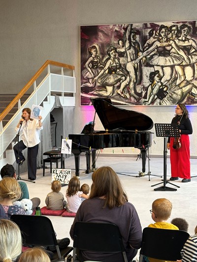 Klassische Musik für Kinder aufbereitet.