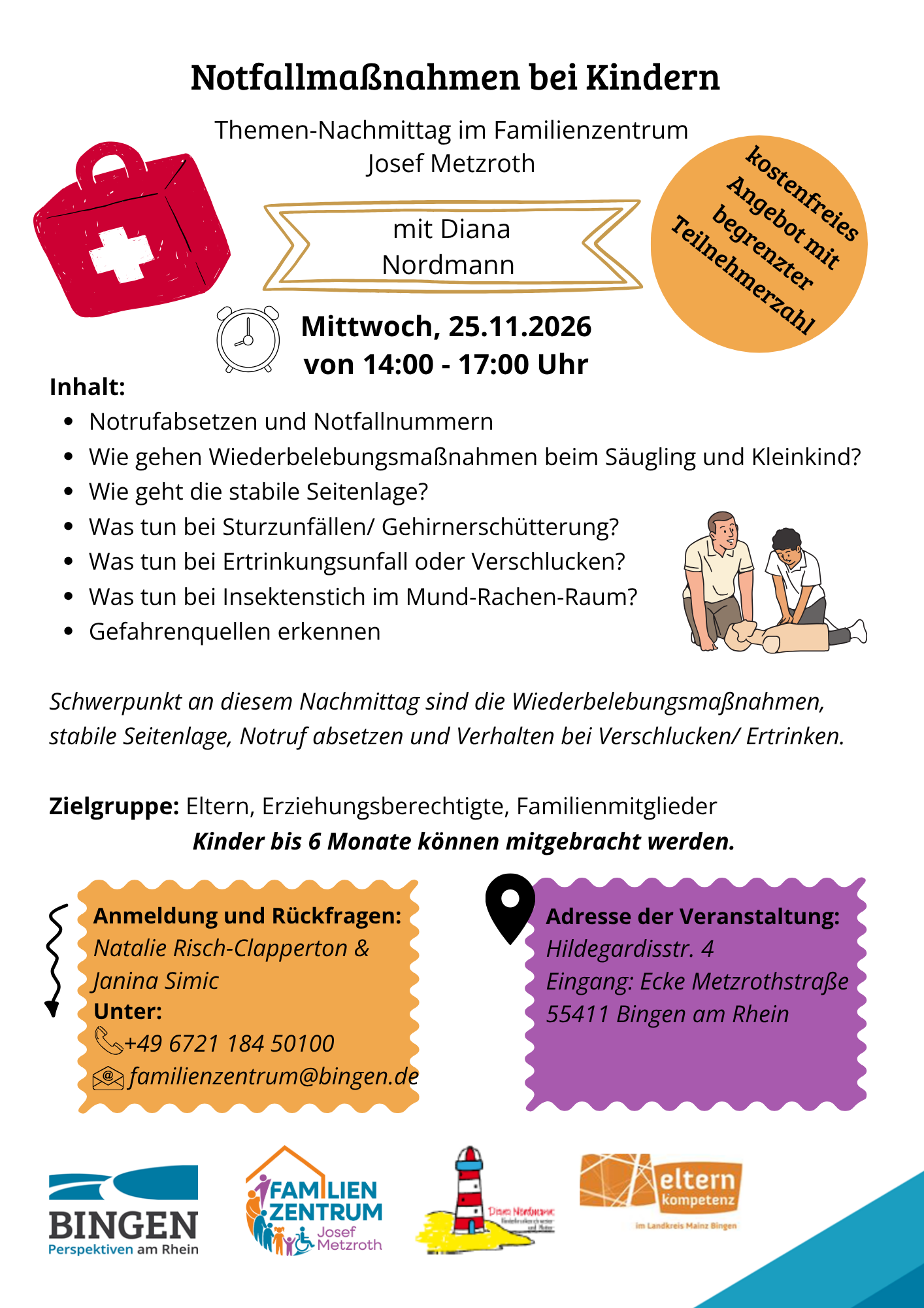 Notmaßnahme bei Kindern