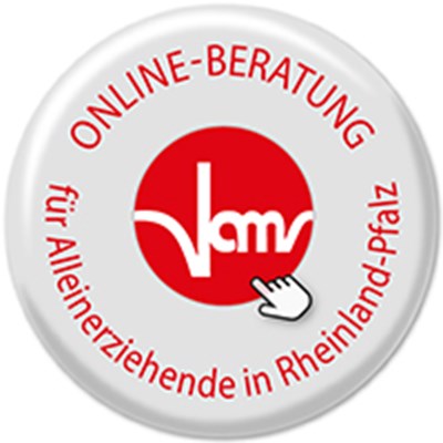 Button - OnlineBeratung VAMV-RLP  |  Quelle: VAMV