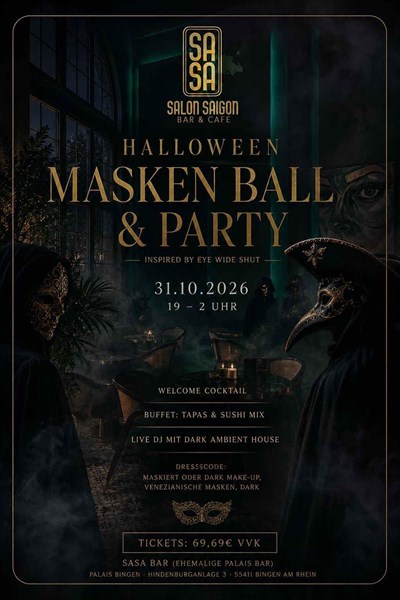 Halloween Maskenball & Party im SASA