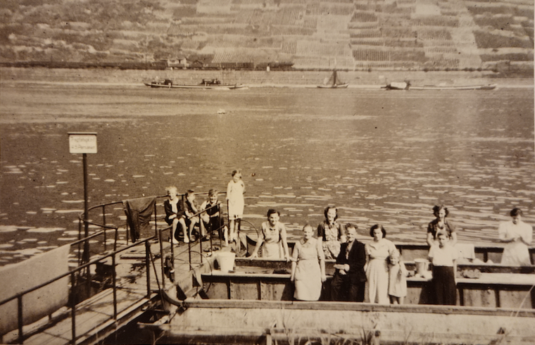 Ein Foto des Wäscheschiffchens aus einem unbekannten Jahr