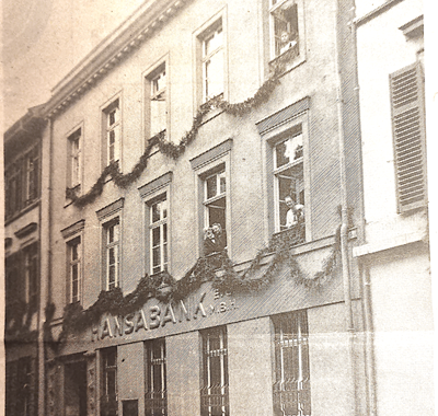 Vor 100 Jahre wurde die Binger HANSABANK gegründet