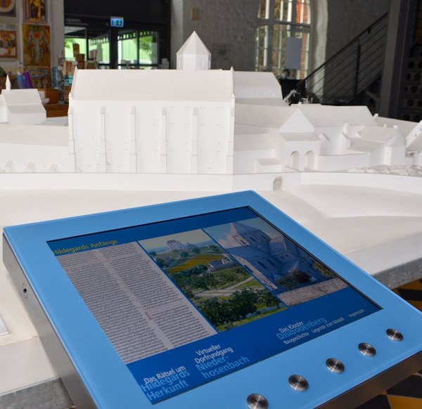 Disibodenberg Modell Museum am Strom