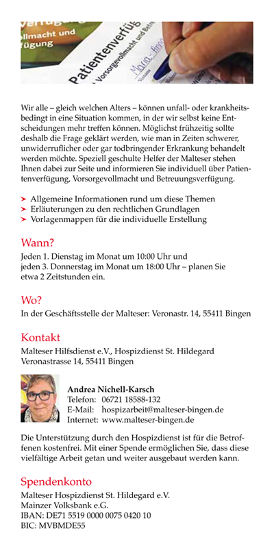 Hinweise zur Veranstaltung