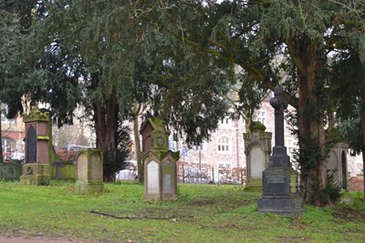 Der Alte Friedhof in Bingen.