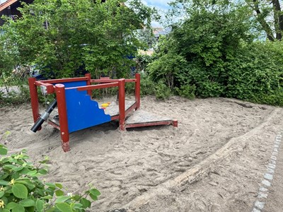 Der Sand ist wieder am richtigen Platz.