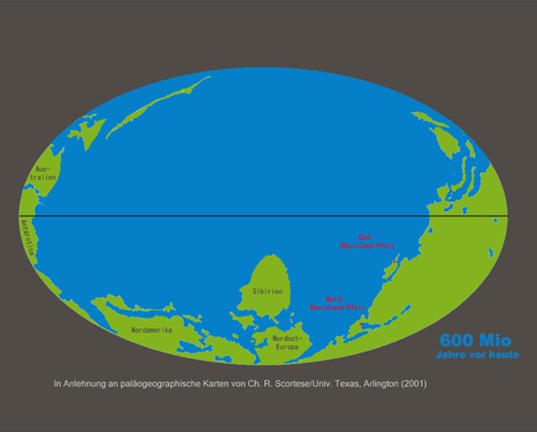 Standbild 600 Millionen Jahre vor heute