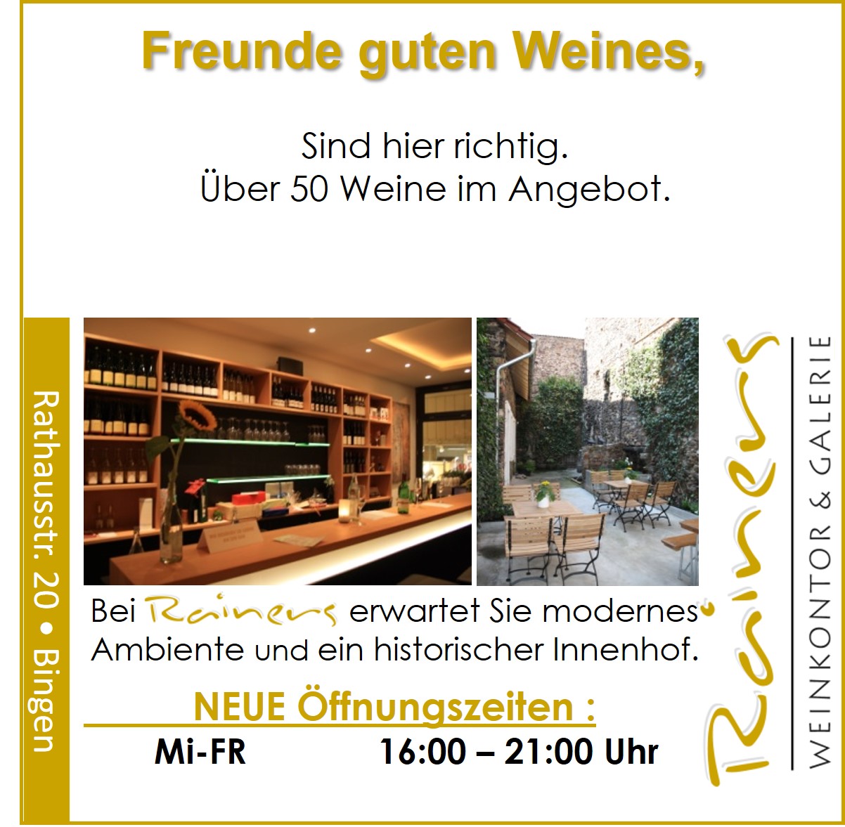RAINERS Weinkontor & Galerie