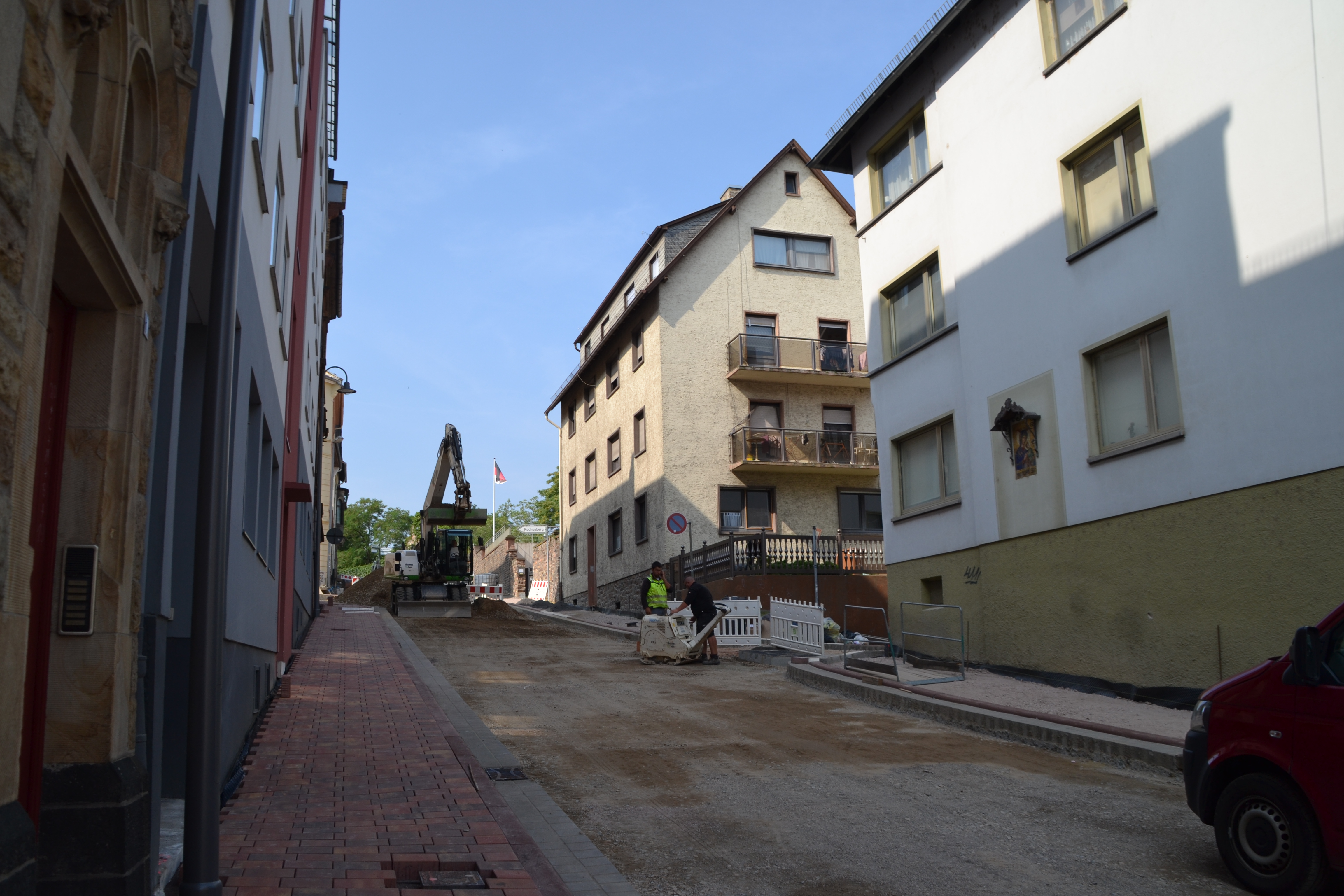 Baumaßnahme Mariahilfstraße (2019).  