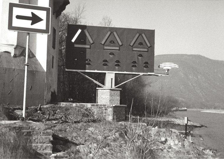 Die Signalanlage am Mäuseturm, 1972.