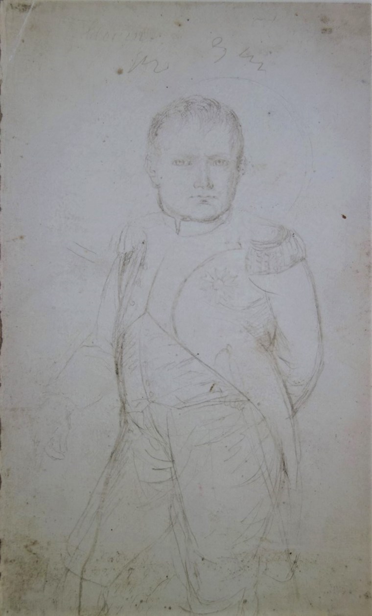 Napoleon, Bleistiftskizze