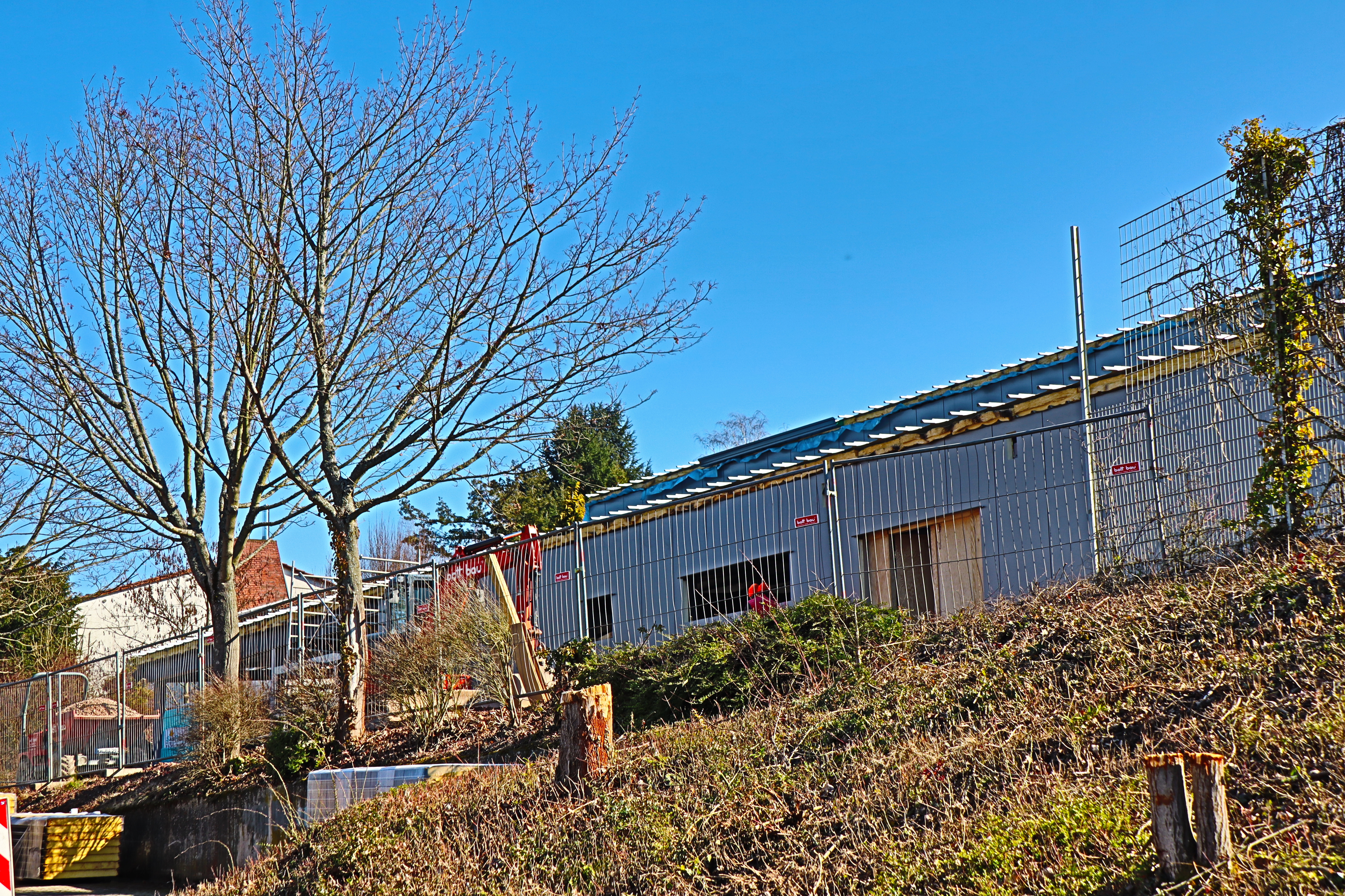 Neubau SGG-Turnhalle.  