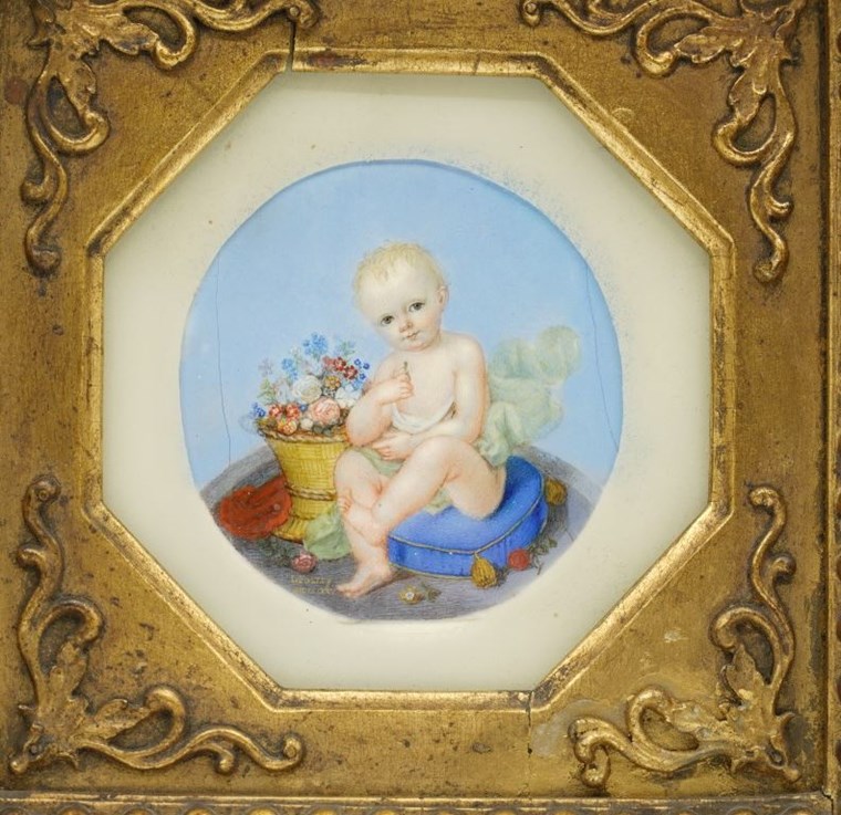 Kinderbildnis Detail