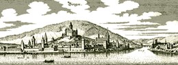Alt-Bingen nach Merian um 1650
