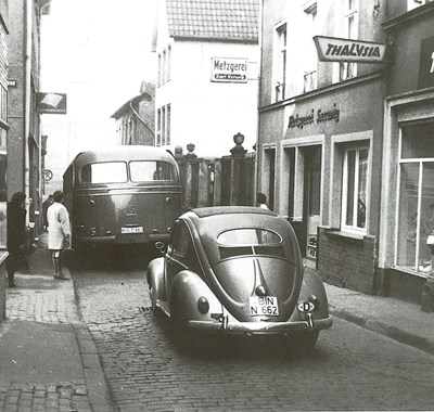 Die Kirchstraße in den 1960er Jahren